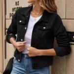 Fashion Slim Fit Lapel Denim Jacket