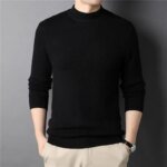 Men's Cashmere Sweater Half Turtleneck