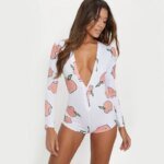 Low Cut Bodycon Sleepwear