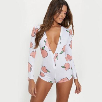 Low Cut Bodycon Sleepwear