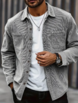Men's Trendy Corduroy Shirt Jacket