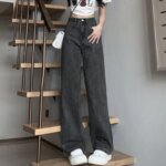 Woman Vintage Wide Leg Jeans