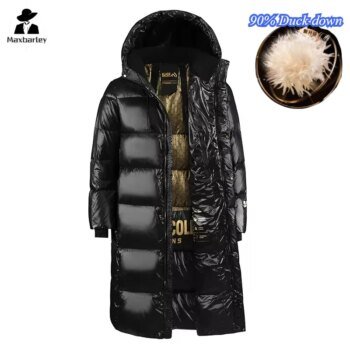 Winter Black Gold Down Jacket