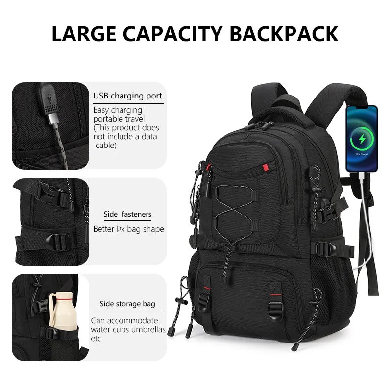 New Travel Large Capacity  Hiking Backpacks Business Trip 16 inch Laptop Bag