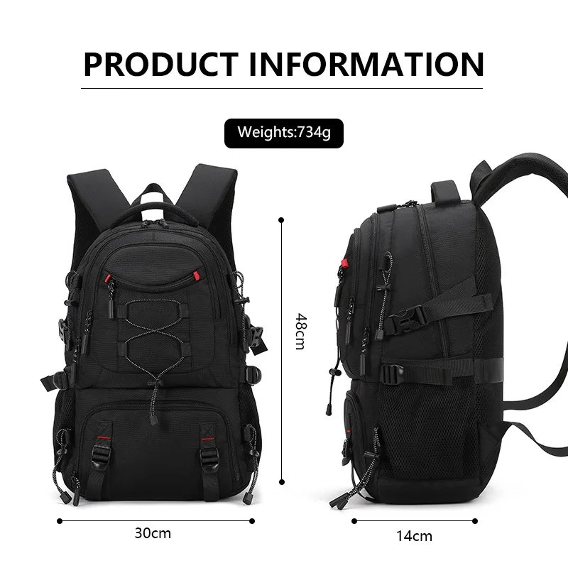 New Travel Large Capacity  Hiking Backpacks Business Trip 16 inch Laptop Bag