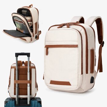 High-Quality USB Rechargeable Waterproof Large Laptop Unisex Backpack